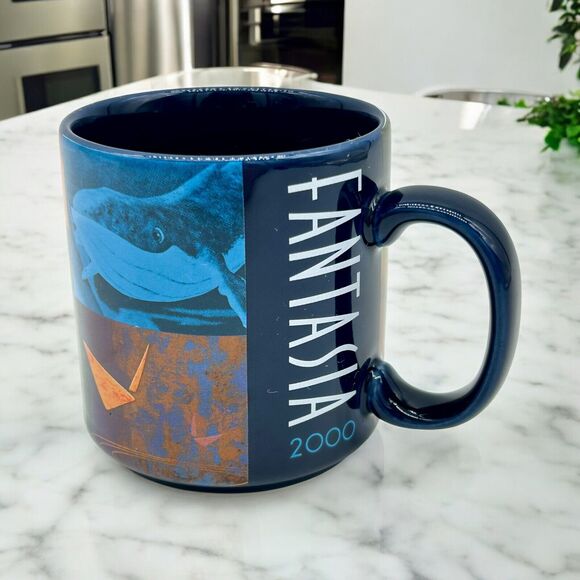 Walt Disney Fantasia 2000 Coffee Mug Vintage Ceramic Movie Scenes - Picture 1 of 7